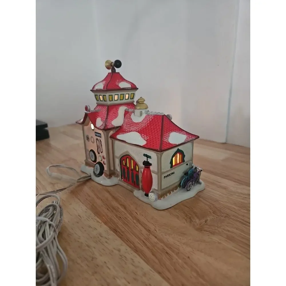 Dept 56 North Pole Bike Bicycle Shop Animated Wheel #4025281 Box & Cord Works - Picture 7 of 16